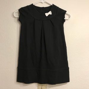 Black cap sleeve dress